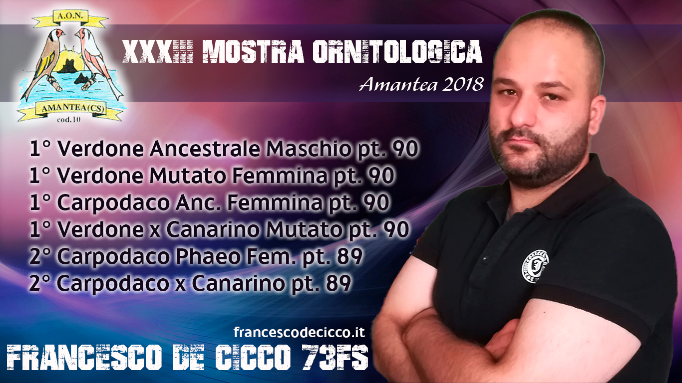 Mostra Ornitologica Citt&agrave; di Amantea