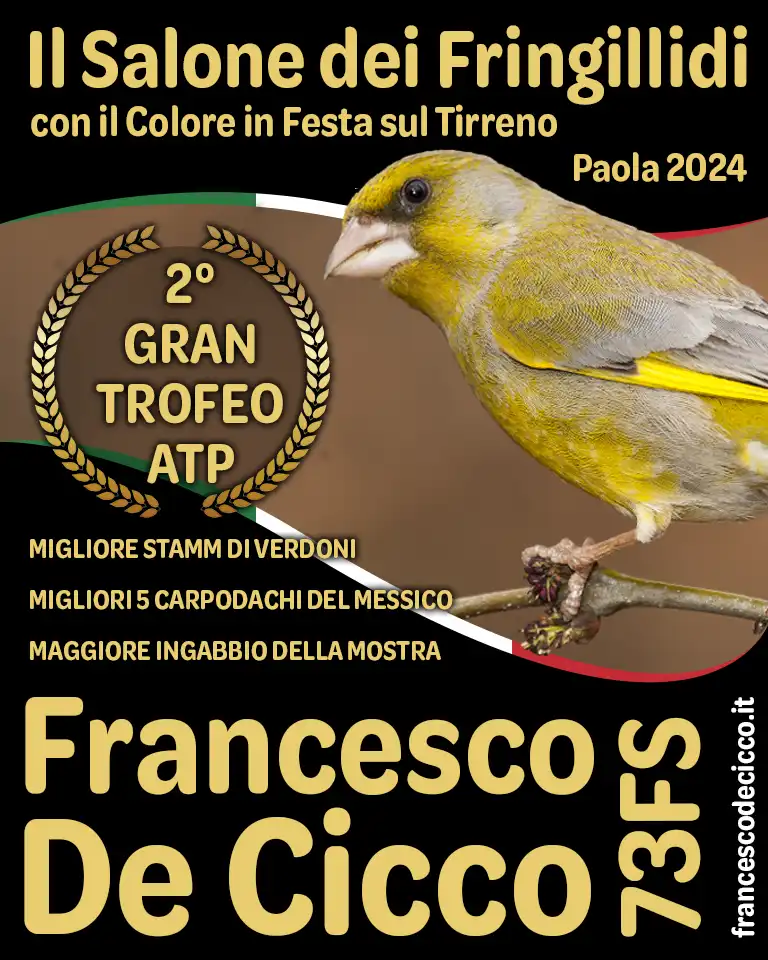 Premiazione Speciale de Il Salone dei Fringillidi 2024